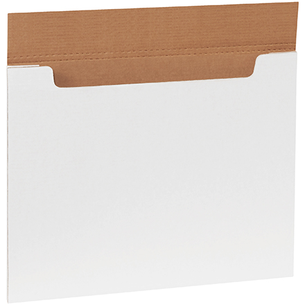 20 x 16 x 1/4" White Jumbo Fold-Over Mailers